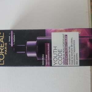 L'Oreal Paris Youth Code Skin Strengthening Face Serum new unused probotic